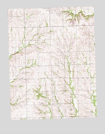 Westmoreland NE, KS USGS Topographic Map
