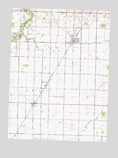 Weston, OH USGS Topographic Map