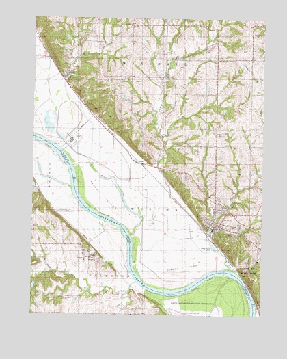 Weston, MO USGS Topographic Map