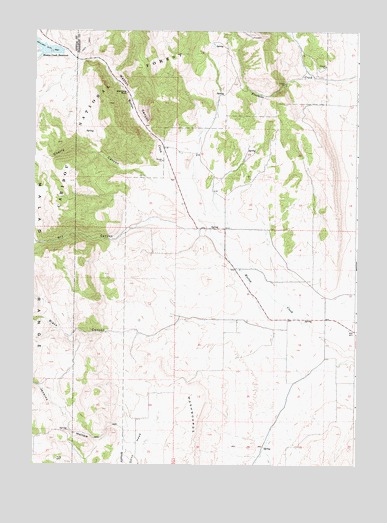 Weston Canyon, ID USGS Topographic Map