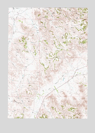 Weston SW, WY USGS Topographic Map