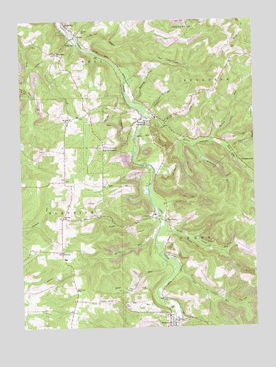 Westover, PA USGS Topographic Map