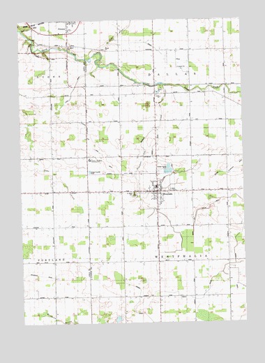 Westphalia, MI USGS Topographic Map