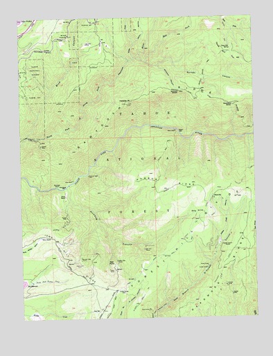 Westville, CA USGS Topographic Map