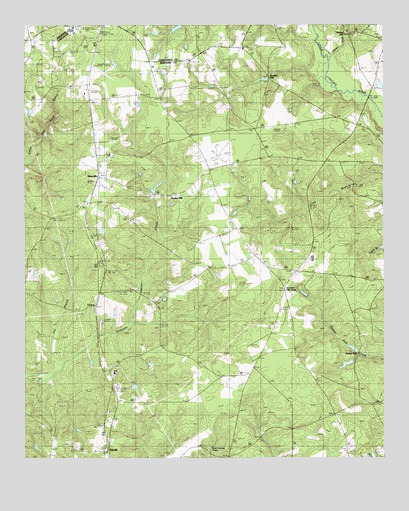Westville, SC USGS Topographic Map