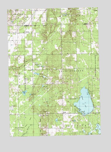 Westwood, MI USGS Topographic Map