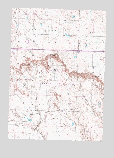 Weta, SD USGS Topographic Map