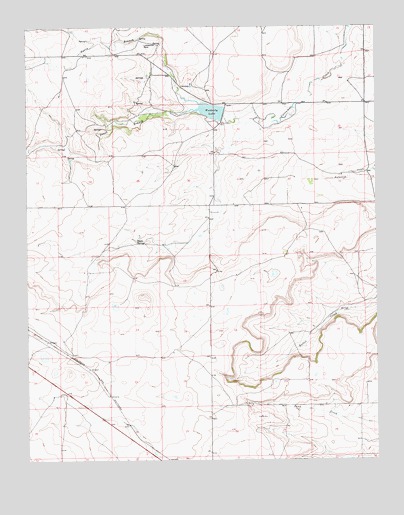 Wetherly Lake, NM USGS Topographic Map