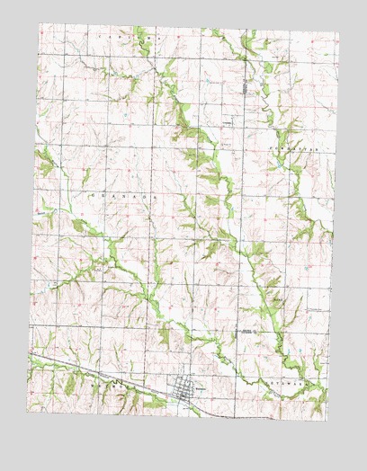 Wetmore, KS USGS Topographic Map