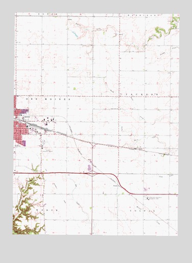 Boone East, IA USGS Topographic Map