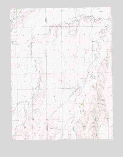 Wetzel Creek, CO USGS Topographic Map