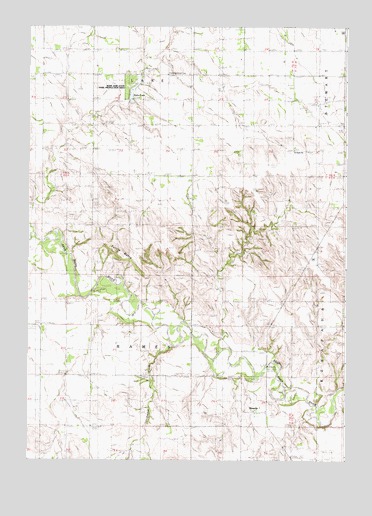 Wewela, SD USGS Topographic Map