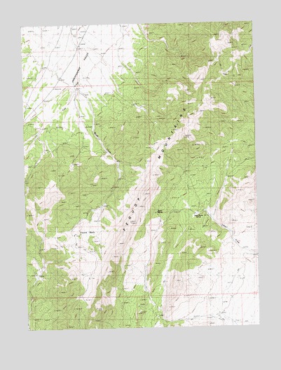 Boone Spring, NV USGS Topographic Map