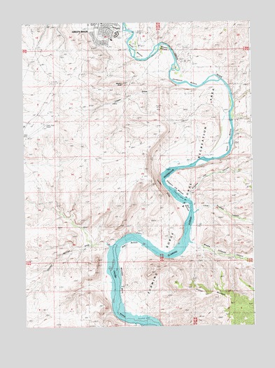 Whalen Butte, WY USGS Topographic Map