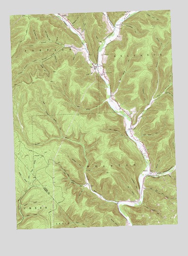 Wharton, PA USGS Topographic Map