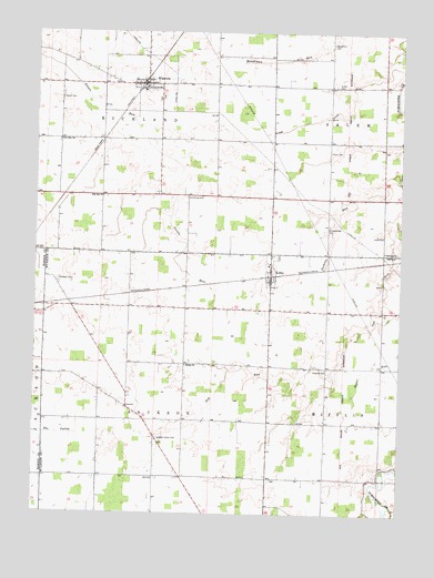 Wharton, OH USGS Topographic Map