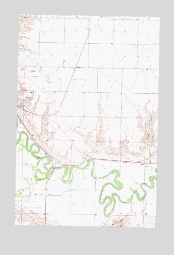 Whately, MT USGS Topographic Map
