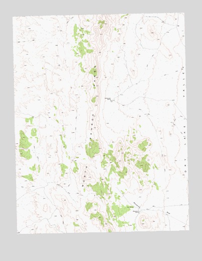 Wheatgrass Spring, NV USGS Topographic Map