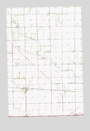 Wheatland, ND USGS Topographic Map