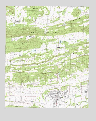 Booneville, AR USGS Topographic Map
