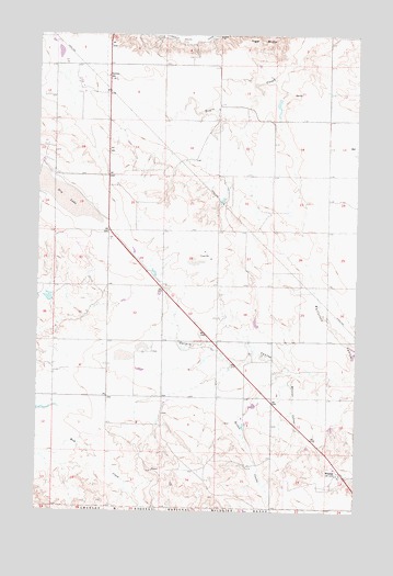 Wheeler, MT USGS Topographic Map