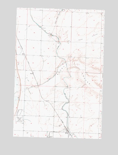 Wheeler, WA USGS Topographic Map
