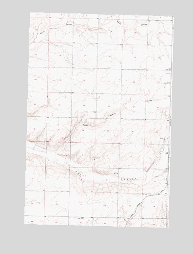 Wheeler NE, WA USGS Topographic Map