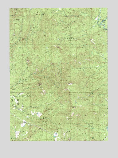 Whetstone Point, OR USGS Topographic Map