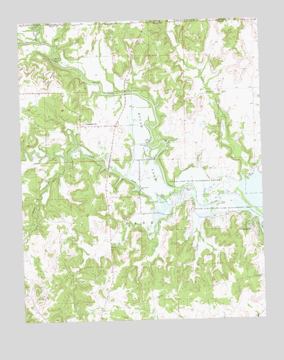 Whippoorwill, OK USGS Topographic Map