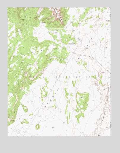 Whirlwind Rock, AZ USGS Topographic Map