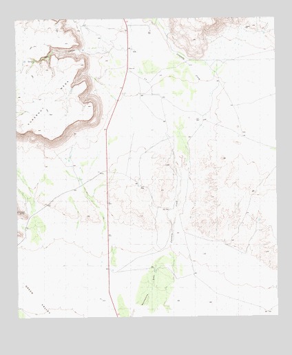 Whirlwind Spring, TX USGS Topographic Map