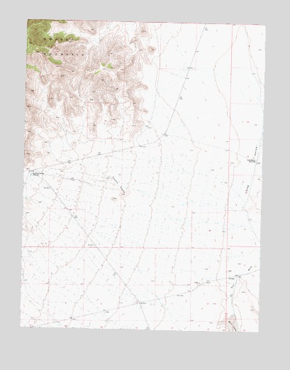 Whirlwind Valley SW, UT USGS Topographic Map