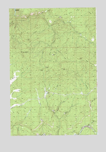 Whiskey Butte, ID USGS Topographic Map