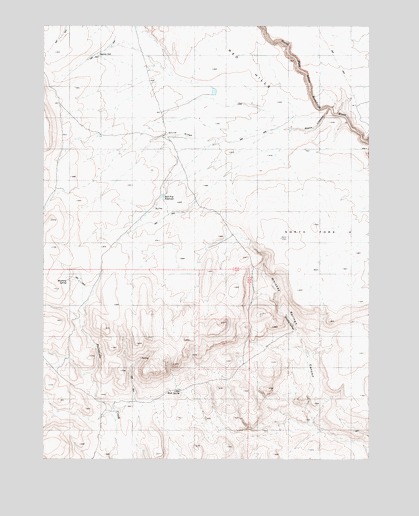 Whiskey Springs, NV USGS Topographic Map