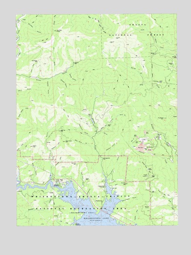 Whiskeytown, CA USGS Topographic Map