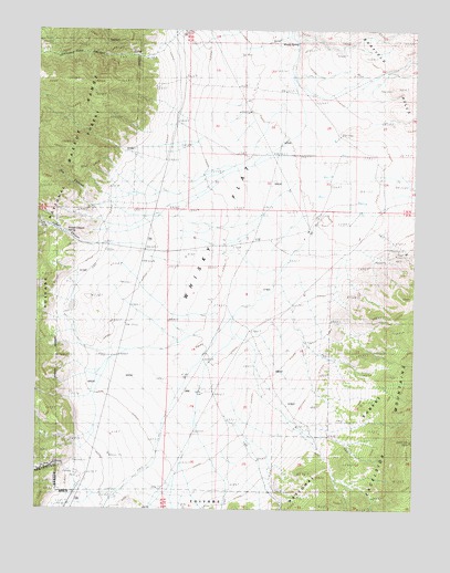 Whisky Flat, NV USGS Topographic Map