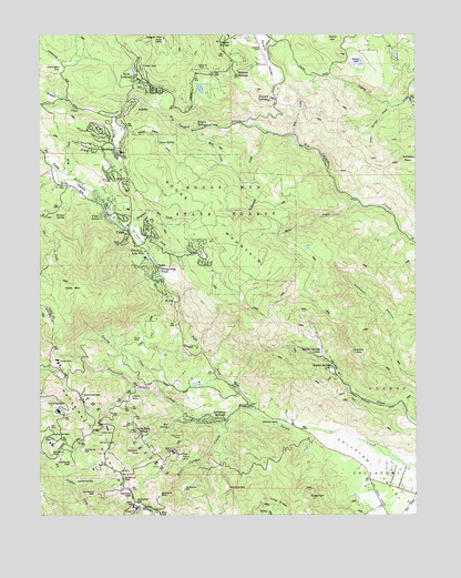 Whispering Pines, CA USGS Topographic Map