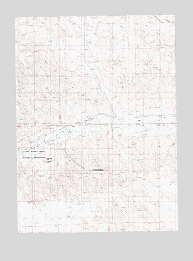 Whistle Creek NW, NE USGS Topographic Map