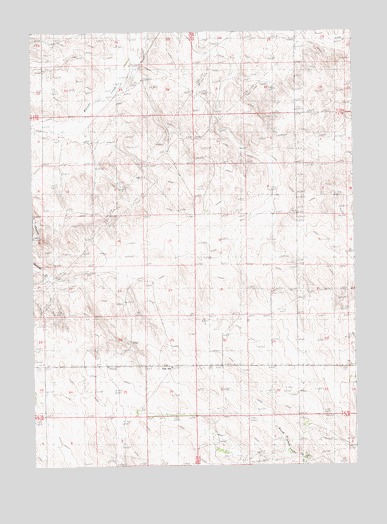 Whistle Creek SE, NE USGS Topographic Map