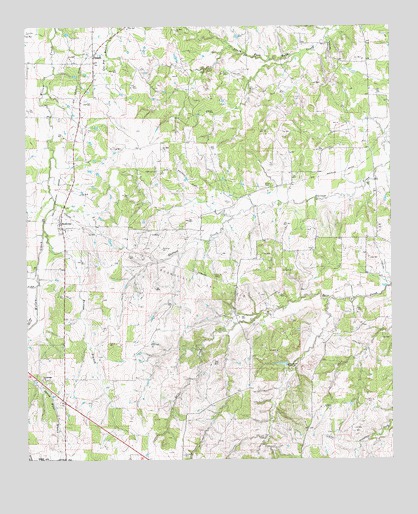 Boonsville, TX USGS Topographic Map