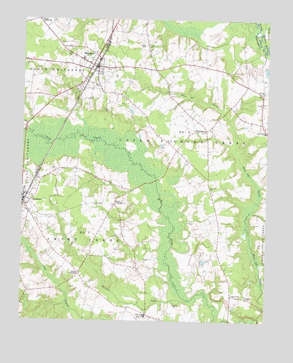 Whitakers, NC USGS Topographic Map
