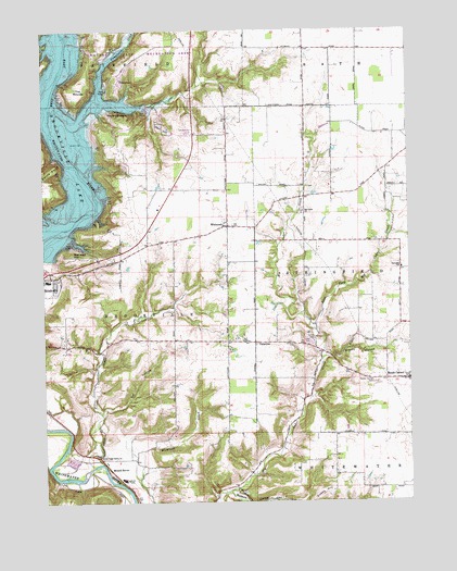 Whitcomb, IN USGS Topographic Map