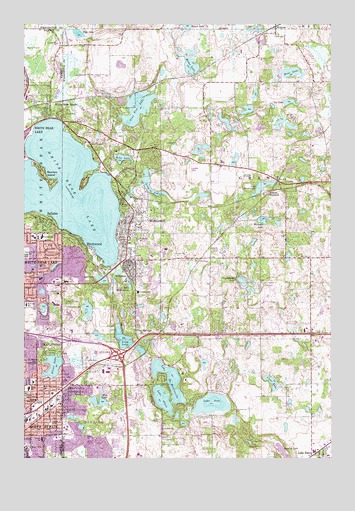 White Bear Lake East, MN USGS Topographic Map