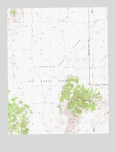 White Blotch Springs, NV USGS Topographic Map