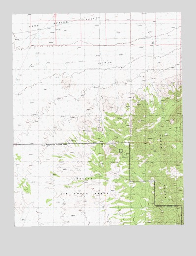 White Blotch Springs SE, NV USGS Topographic Map