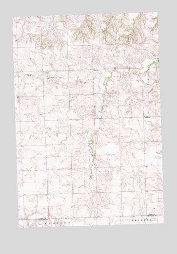 White Butte NW, ND USGS Topographic Map
