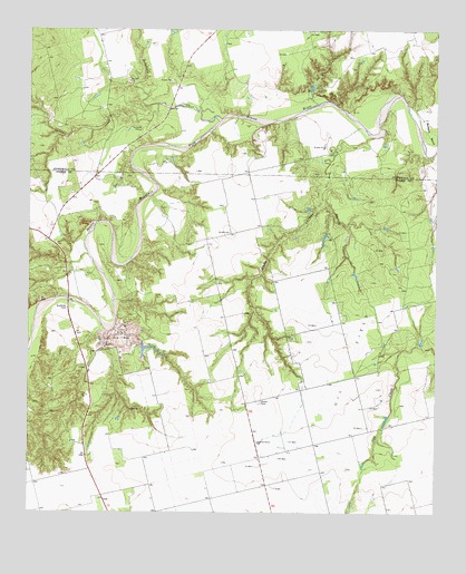 White Canyon, TX USGS Topographic Map