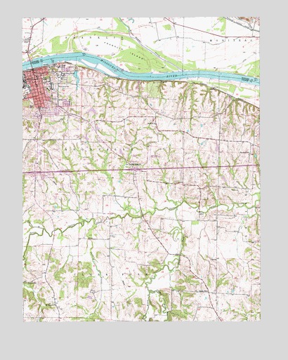 Boonville, MO USGS Topographic Map