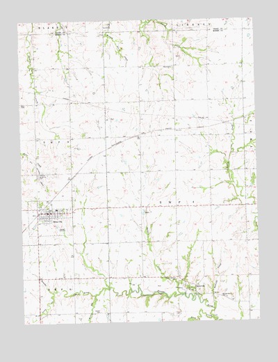 White City, KS USGS Topographic Map