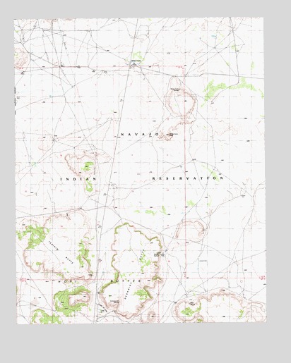 White Cone, AZ USGS Topographic Map